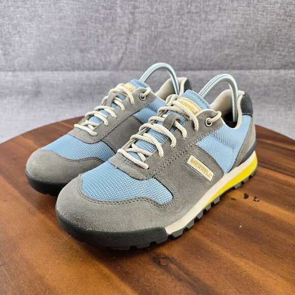 Merrell Wilderness Wild Daredevil‎ Trail Sneakers Womens Blue Gray Hiking Size 6 - Picture 8 of 14